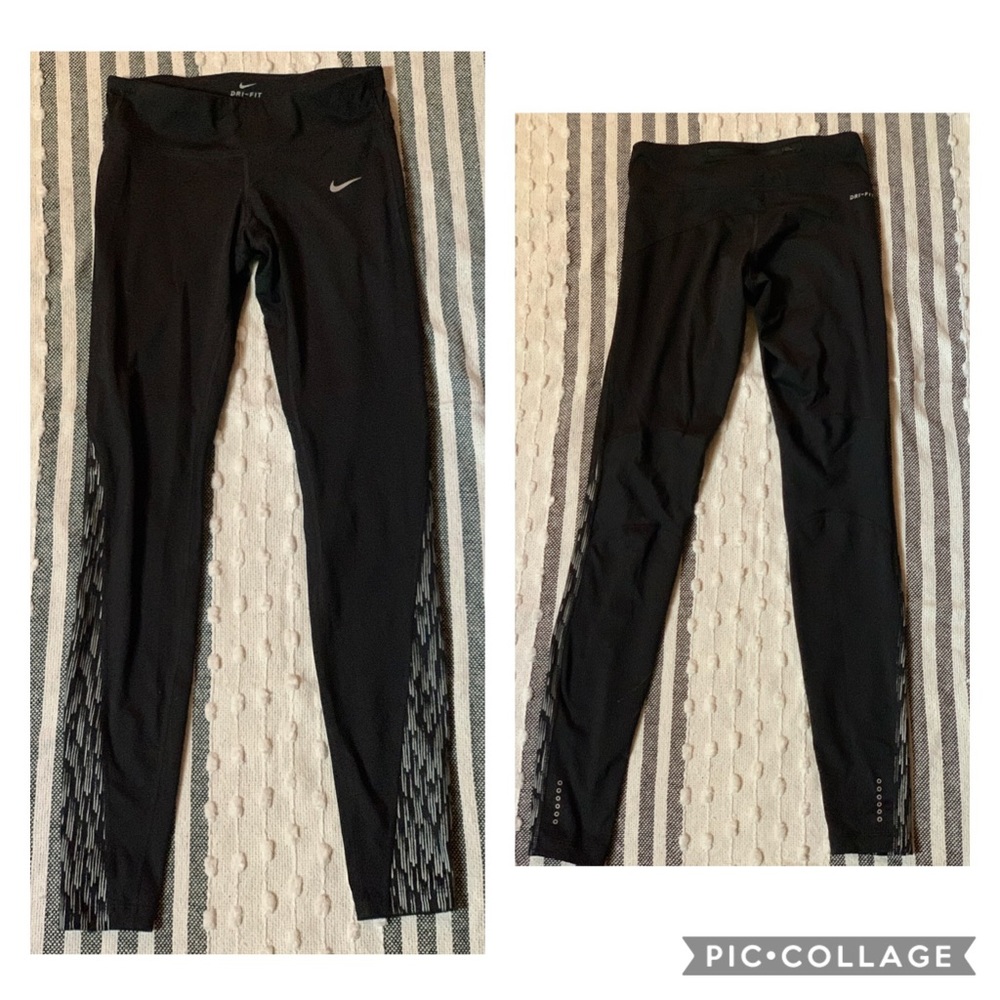 Black and grey Nike leggings